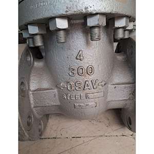 سالار صنعت آراز شیر فلکه فولادی 4 اینج کلاس 300 OSAV